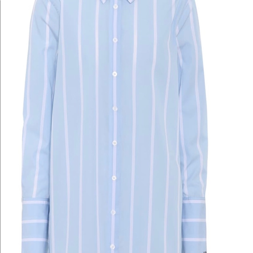 Equipment Arlette Pencil Striped Poplin shirt